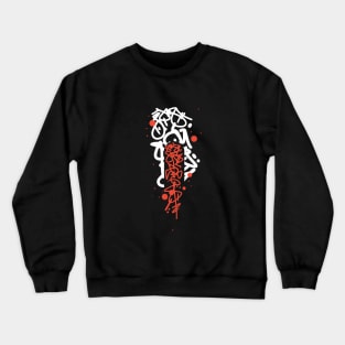 Graffiti Tag / Calligraphy Letter Crewneck Sweatshirt